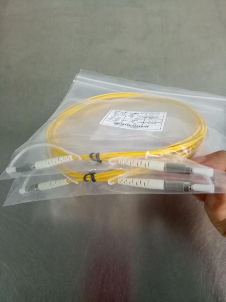 Buy cheap OS2 Fiber Optic Patch Cables , DIN - DIN UPC Simplex Singlemode Optical Fiber Jumper from wholesalers
