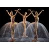 Buy cheap Outdoor Garden Decoration Bronze Ballerina Water Fountain With Size 180cm Height from wholesalers