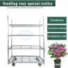Buy cheap danish Trolley Shelf Euro Racks Danish Trolley Flower Hand Trolley from wholesalers