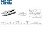 Square Or Round Air Nipper Cutting 0.02 - 2.0 Copper Wire C45+WIB-C