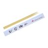 Buy cheap sushi chopsticks disposable nature bamboo chopstick with custom logo from wholesalers