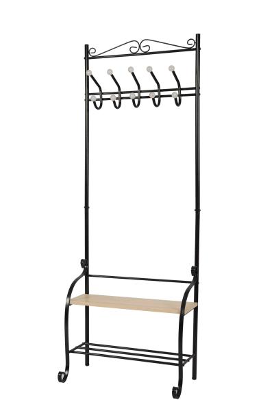 Quality Bench Shoes Shelves Free Standing Coat Hanger For Hanging Bags / Hats Bedroom for sale