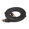 Buy cheap Shielded UTP Flat Patch Cable Cat 6 Copper 1 Meter Rj45 Black color from wholesalers