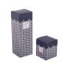 Buy cheap Blue Printing Paper Perfume Packing Box With Auto Lock Bottom 8x8x20cm from wholesalers