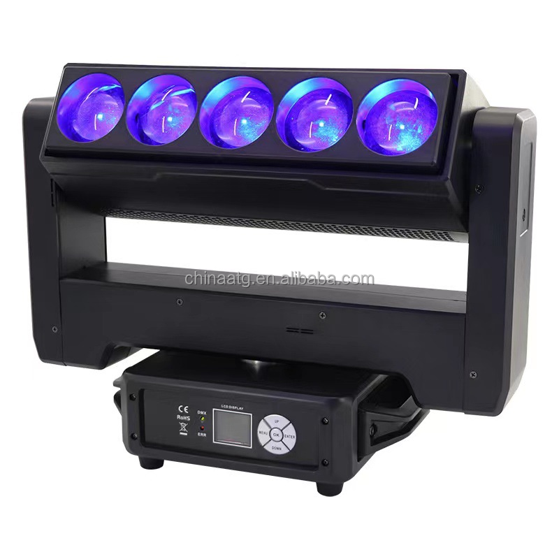 18 KG ATG 5eyes 40W/60W RGB Beam Moving Head Stage Laser Light for Bar DJ Club Disco LED 500W Stage DJ Lights