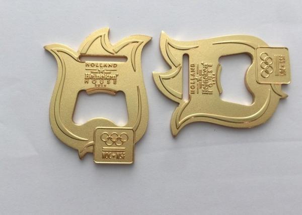 Buy cheap 2.0MM Gold Color 2 In 1 Medal Bottle Opener Olympic Sport Plating from wholesalers