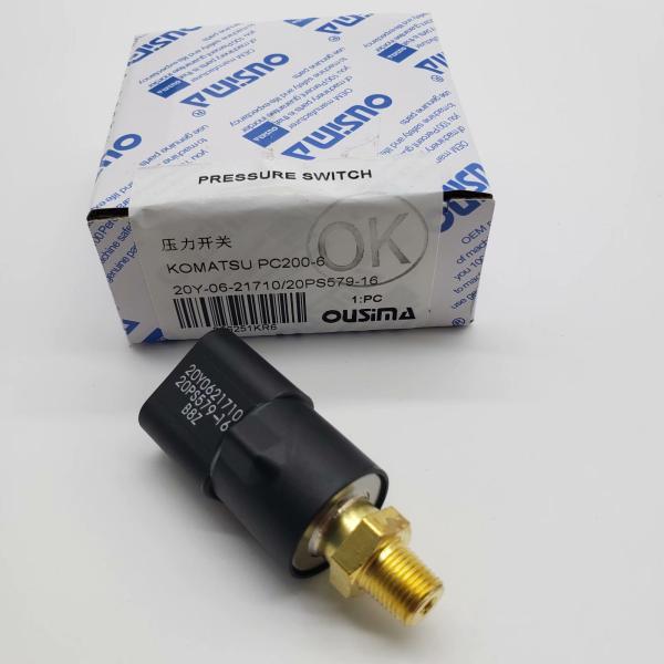 Buy cheap OUSIMA Pressure Switch Sensor 20Y-06-21710/20PS579-16 For KOMATSU Excavator PC200-6 from wholesalers