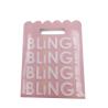 Buy cheap OPP Custom Logo Pink Paper Shopping Bags CMYK Pantone Printing For Clothing Carrier 4C from wholesalers