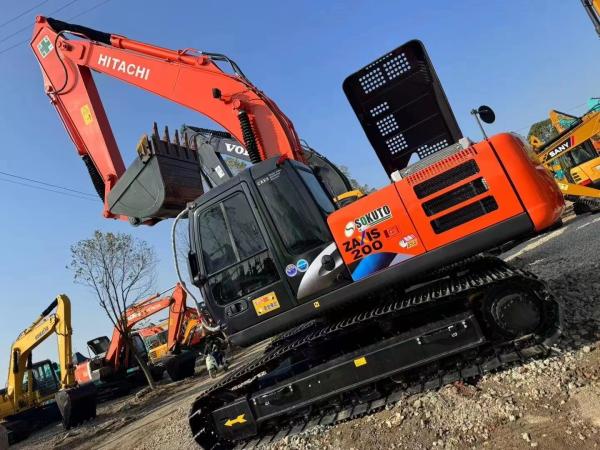 Buy cheap High Performance Hitachi ZX200 Used Hydraulic Crawler Excavator Low Working Hours Hitachi ZAXIS120 12ton Construction Machine from wholesalers