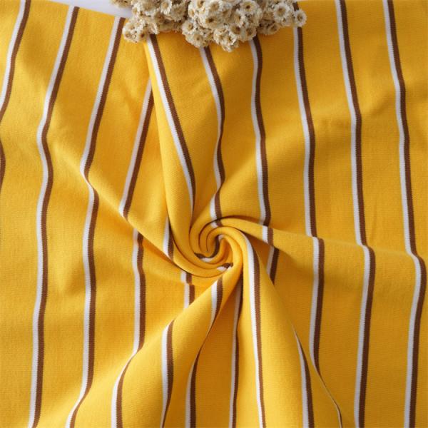 Buy cheap Breathable And Hygroscopic Striped Knit Fabric For Casual Wear from wholesalers