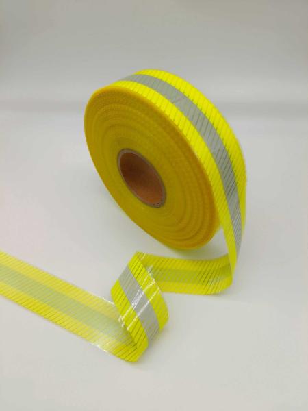 Buy cheap Silver Yellow Reflective Heat Transfer Film For Shirts High Visibility Printing from wholesalers
