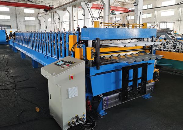 Quality 5 Rib 6 Rib Double Layer Metal Roofing Sheet Roll Forming Machine for sale