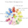 Buy cheap Geometry Clock Wooden Puzzle Numbers Montessori Counting Toy from wholesalers
