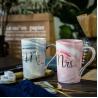 Buy cheap Anniversary Gifts 11oz Couple Ceramic Mug Set 100% Leakproof Lightweight from wholesalers