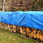 High Density Plaid Style HDPE Tarpaulin for Rain Prevention on Industrial Truck