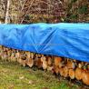 Buy cheap Waterproof Blue Poly Tarp for Outdoor LDPE Coated HDPE Fabric 500D-1500D Yarn Count from wholesalers