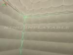 Outdoor Led Lighting Inflatable Igloo Flat Top White Large Inflatable Camping