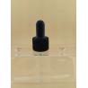 Buy cheap 18 20 PP Black Rubber Glass Tube Bamboo Cover Dropper For Essential Oil Bottle from wholesalers