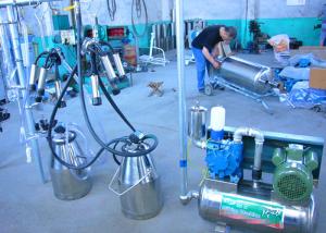 Buy cheap Electric Engine Type Small Cow Milking Machine Portable Milking Equipment from wholesalers