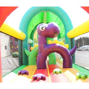 Buy cheap Animal Bounce House Kids Slides Inflatable Obstacle Course from wholesalers