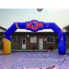 Buy cheap New Design outdoor round advertising inflatable arch with verlcro logo printing for sport event brand promotion from wholesalers