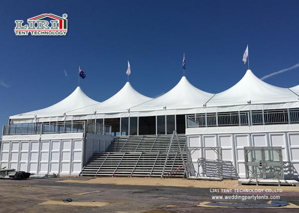 Buy cheap 25M x 50M Double Decker High Peak Tents with ABS Hard Wall for Beer Festival from wholesalers