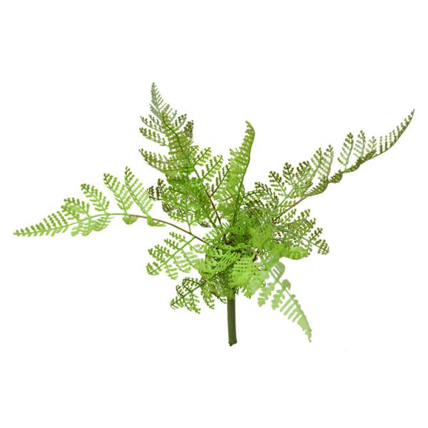 Buy cheap 30cm Height 12 Leaves Artificial Fern Bush , Fake Fern Leaves For Wall Decoration from wholesalers