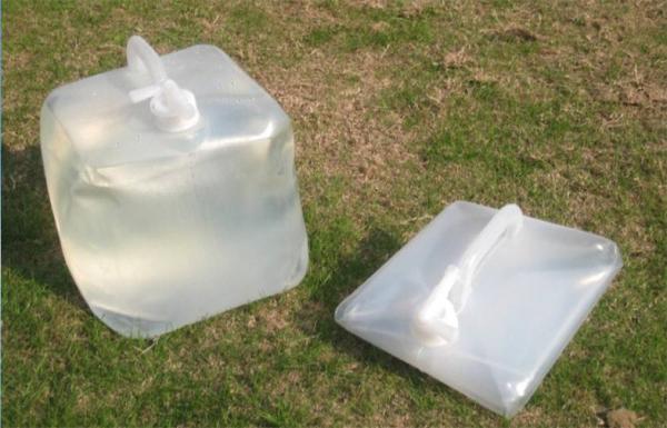 Buy cheap Collapsible 5L 20L Plastic Jerry Can Semi Folding Water Storage Container from wholesalers