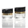 Buy cheap Luxurious Glass Cream Jar 50g 30ml Empty Skin Glass Cream Jar Cosmetics Jar With Lids from wholesalers