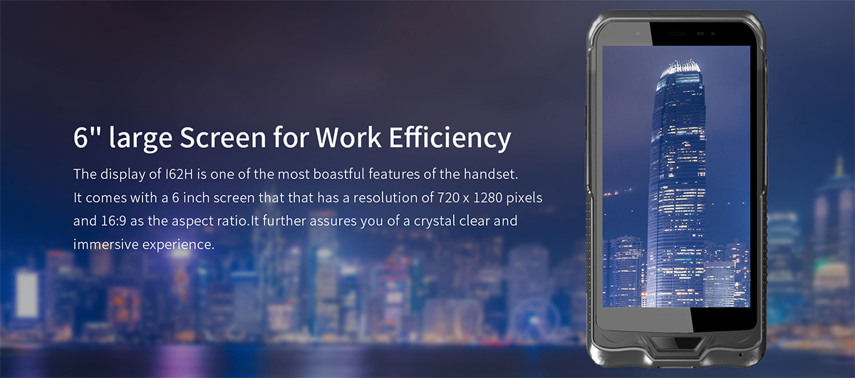 WiFi/GPRS/3G Enabled 6-inch Rugged Handheld Terminal With 1D/2D Barcode Scanner