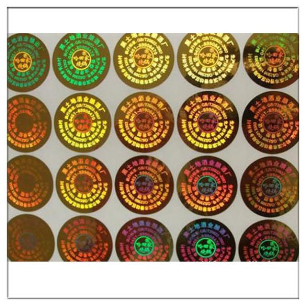 Buy cheap Custom print Anti-fake authentic adhesive secure genuine hologram sticker label,Printed Silver Hologram Security label from wholesalers