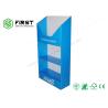 Buy cheap Supermarket Paper Cardboard Floor Display Stand Waterproof Glossy / Matt Lamination from wholesalers