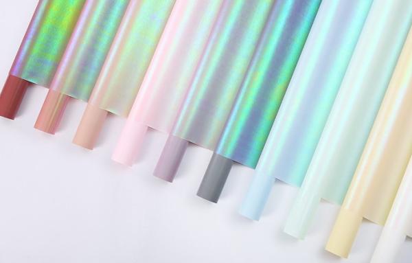 Buy cheap Wholesale 100% Waterproof Iridescent Flower Bouquet Wrapping Paper from wholesalers