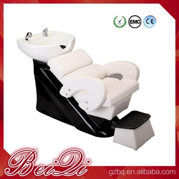 Buy cheap Hair shampoo station wholesale salon furniture luxury massage shampoo chair wash unit from wholesalers