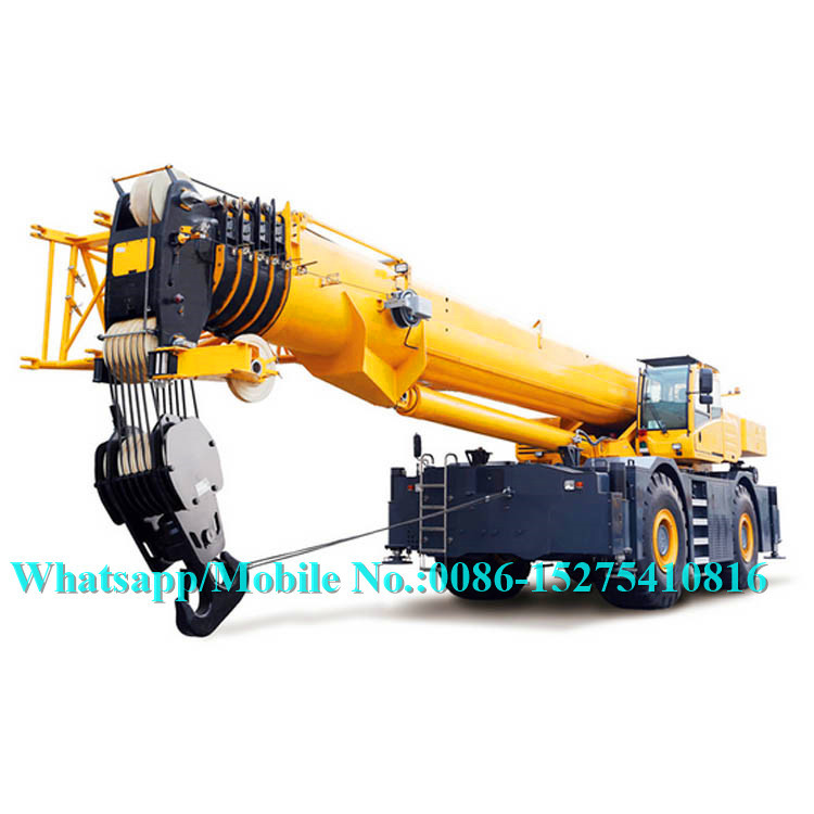 Yellow XCMG Rough Terrain Crane , 200 Ton Truck Crane RT200E High Performance