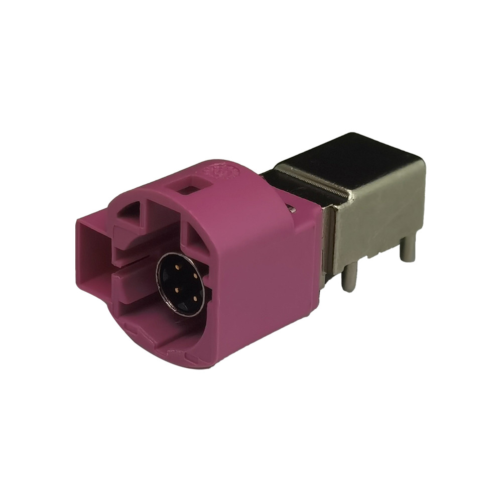 Buy cheap FAKRA HSD LVDS 4+2Pin H Code Right Angle Vehicle Connector GPS Signal PCB from wholesalers