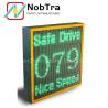 Buy cheap Aluminum Alloy Solar Traffic Sign With 140 Degrees Viewing Angle Display Speed from wholesalers