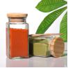 Buy cheap Odm Pasta Empty Glass Storage Jars Containers Square With Wooden Lids from wholesalers