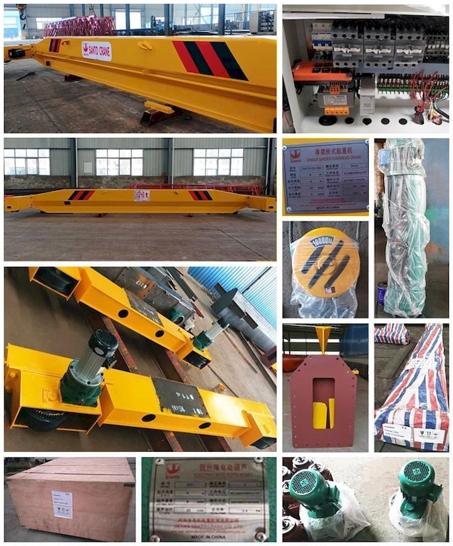 Single Girder Overhead Crane With Overload Protection For Safe And Secure Lifting