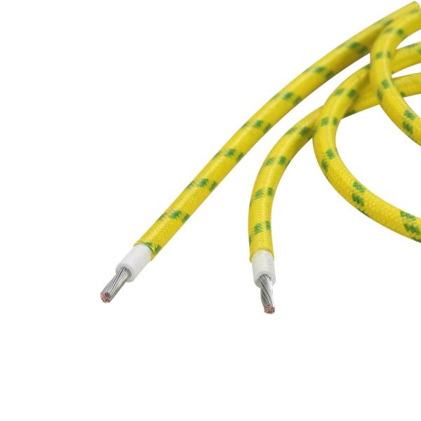 Buy cheap Silicone Glass Braided Electrical Wire UL3122 Electrical Wire 200c Heat Resistance Wire from wholesalers