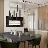 Buy cheap Modern Complete Open Kitchen Designs Apartment Hotel Wood Veneer Kitchen Cabinet from wholesalers