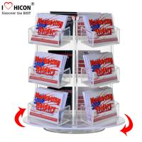 Buy cheap Custom Rotating Counter Display Racks , Acrylic Business Card Display Holder 3 - product