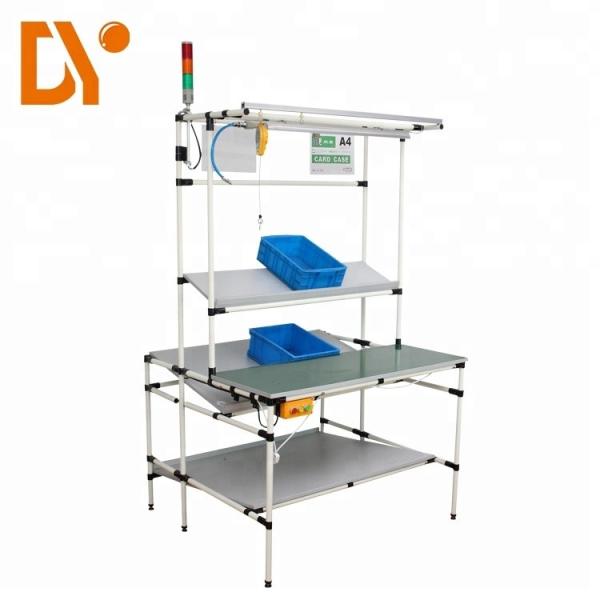 Buy cheap DY400 Standard Assembly Workbench With Lean Tube / Aluminium Profile from wholesalers