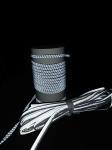 20mm 10mm Grey Polyester Reflective Bias Binding Tape High Light Reflex Silver