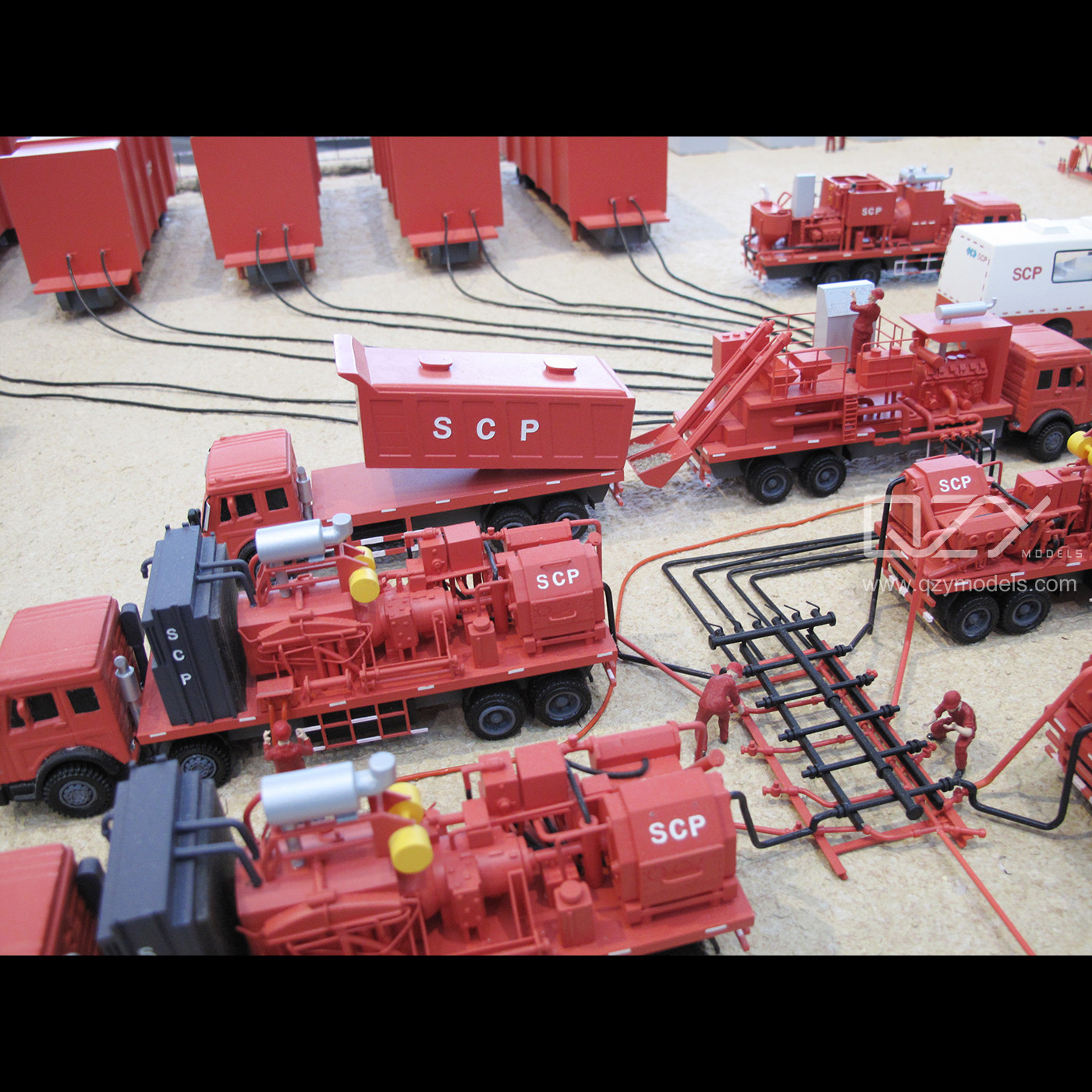 Industrial Scale Model Construction Site Showcase 1/30 Oil Testing & Fracturing
