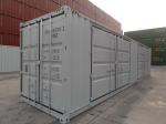 40 High Cube Open Side Container , Insulated Shipping Container Double Swing