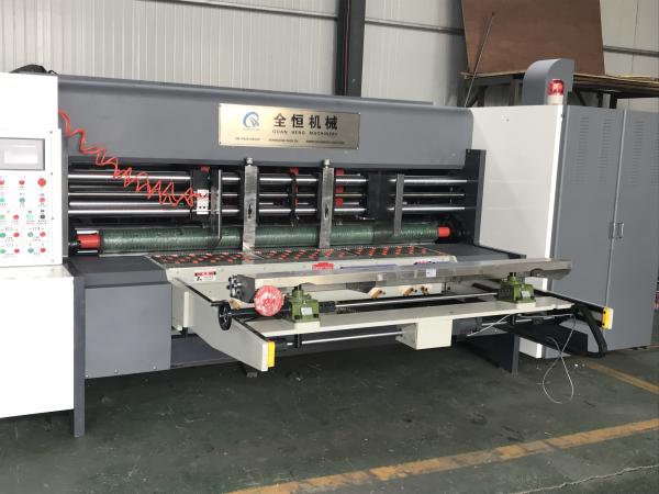 Buy cheap Electrical Adjust Type Carton Box Rotary Slotter Machine 50mm Wall Thickness from wholesalers