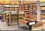 5 Layers Convenience Store Shelves , Retail Metal Shelves 50-70KG Load Capacity