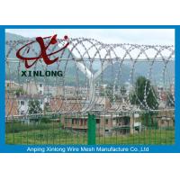 Buy cheap Airport Razor Barbed Wire For Security Fence OEM / ODM Available product