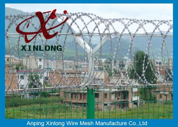 Buy cheap Airport Razor Barbed Wire For Security Fence OEM / ODM Available from wholesalers